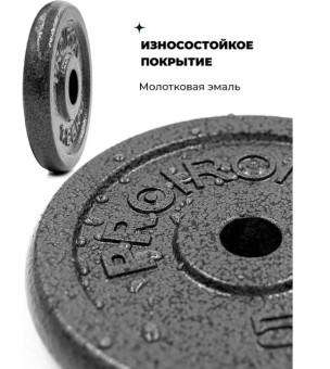 Гантели разборные PROIRON Г2150Ч (2 шт по 15 кг)