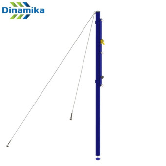 Стойки волейбольные на растяжках Dinamika ZSO-004266 (синий)