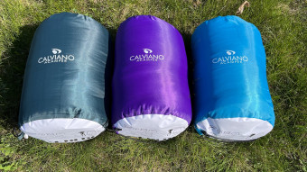 Спальный мешок Calviano BERGEN 300г/м2 (фиолетово-серый)