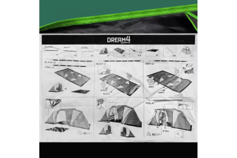 Палатка 4-местная RSP Dream 4 (зеленый)