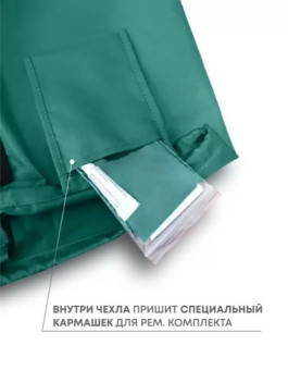 Самонадувающийся коврик RSP Velour 75 (зеленый)