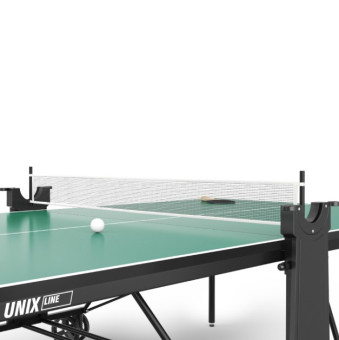 Теннисный стол UNIX Line Compact indoor 18mm MDF (Зеленый)