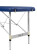 Массажный стол BodyFit 2 секции алюминиевый, синий 60 см