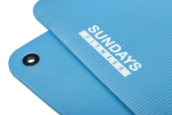 Коврик для йоги Sundays Fitness IR97506 (180x60x1см, голубой)