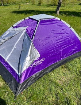 Палатка Сalviano ACAMPER DOMEPACK 4 (фиолетовый)