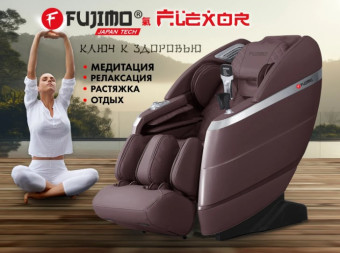 Массажное кресло FUJIMO FLEXOR (коричневый)