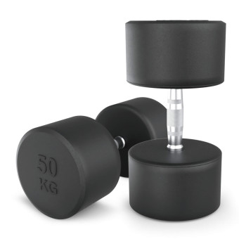 Гантели круглые обрезиненные UNIX Fit PRO (50 кг, 2 шт)