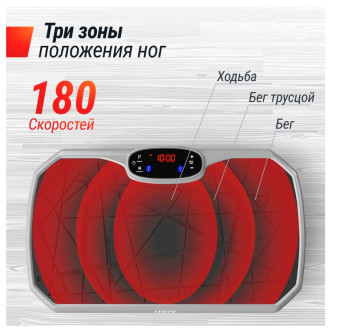 Виброплатформа UNIX Fit Edge 2D (серый)