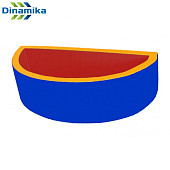 Сухой бассейн полукруглый Dinamika ZSO-003040, 200х100х60х10 см