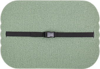 Коврик-сиденье двухслойный Изолон фольга, толщина 10мм (400x280x10 мм)