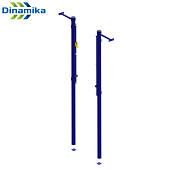 Стойки волейбольные пристенные с системой натяжения Dinamika ZSO-004267 (синий)
