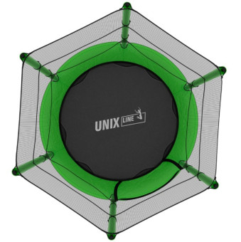 Батут UNIX Line Kids 4.6 ft Green (140 cm)