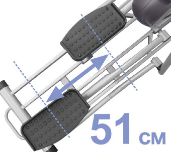 Эллиптический тренажер OXYGEN FITNESS EX-56 HRC