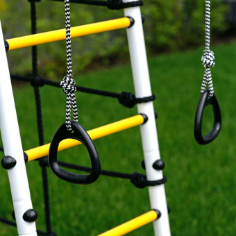 Дачный комплекс Romana Богатырь Плюс 2 MAX, без качелей, 103.12.07 (серый-жёлтый)