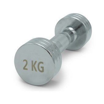 Гантели UNIX Fit PRO круглые, хромированные (2 кг, 2 шт)