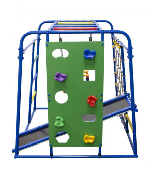 Детский спортивный комплекс Формула здоровья Start baby 2 Плюс (синий-радуга)