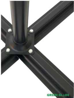 Зонт садовый Green Glade 8013 с LED подсветкой на солнечной батарее