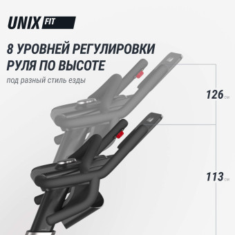Велотренажер Спин-байк UNIX Fit SB-990 PRO (черный)