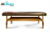 Массажный стол Start Line Relax Comfort коричневая кожа (светлое дерево)
