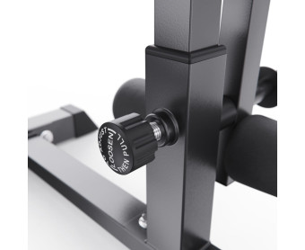 Скамья со стойками под штангу DFC GYRONETICS GN008 (с партой для бицепса)