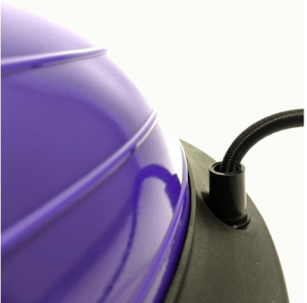 Балансировочная платформа AMETIST BOSU ball 45 см (фиолетовый)