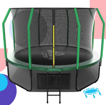 Батут с защитной сеткой KedaJump Jumpinator 12FT