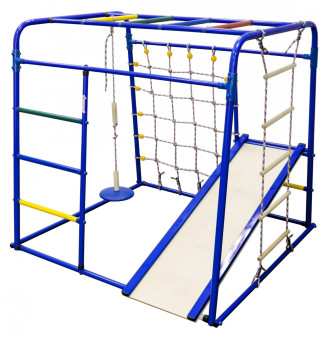 Детский спортивный комплекс Формула здоровья Start baby 1 Плюс (синий-радуга)