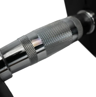 Набор гексагональных обрезиненных гантелей BRONZE GYM (2.5-25 кг)