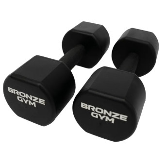 Набор термополиуретановых гантелей BRONZE GYM (1-10 кг)