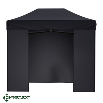 Тент-шатер быстросборный Helex 24322 3x2х3м полиэстер (черный)