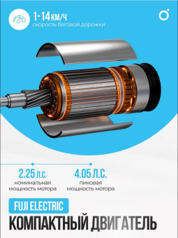 Беговая дорожка OXYGEN FITNESS M-CONCEPT SPORT (красный)