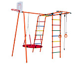 Спортивный комплекс Формула здоровья Street 1 (оранжевый-радуга)