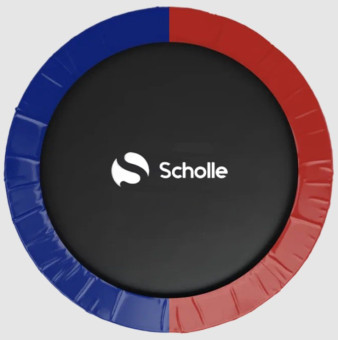 Батут Scholle Space Twin 16FT (красный-синий)