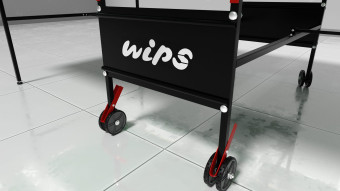 Теннисный стол WIPS Roller Outdoor Composite (зеленый)