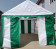 Торговая палатка Sundays Party 3x6 (белый-зеленый)