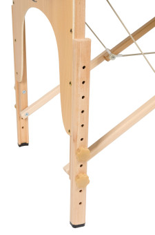 Массажный стол Atlas Sport складной 2-с 70 см деревянный (бежевый)