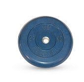 Диск обрезиненный "Barbell" d 26 мм (цветной, 2.5 кг)