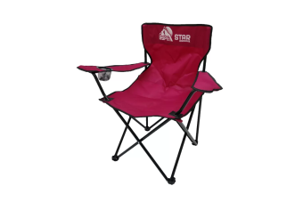 Складной туристический стул RSP Star (красный)