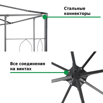 Тент садовый Green Glade 43302