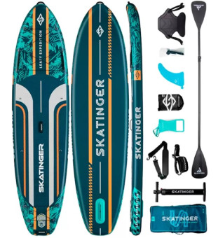 Сапборд Skatinger Leafy Expedition Green