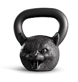 Гиря "Кошка" 8 кг