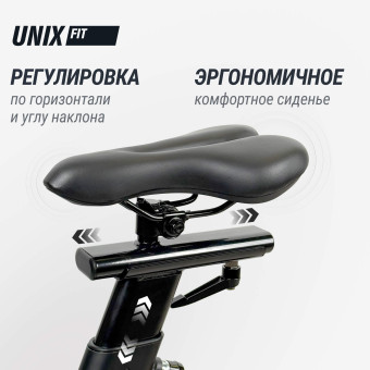 Велотренажер Спин-байк UNIX Fit SB-990 PRO (черный)