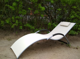 Шезлонг (лежак) Garden Way BRIGO (кремовый)