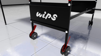 Теннисный стол WIPS Roller Outdoor Composite (синий)