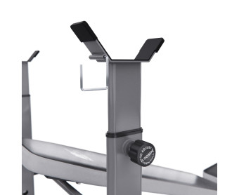 Скамья со стойками под штангу с партой для бицепса DFC D703 PRO