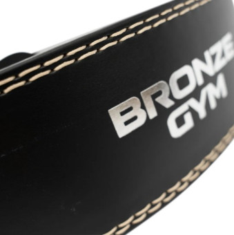 Тяжелоатлетический пояс BRONZE GYM натуральная кожа 115 см