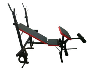 Скамья многофункциональная Sundays Fitness GB-WB4005 (черный-красный)