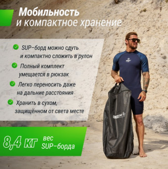 SUP-борд UNIX Line Pink Horizon (335см)