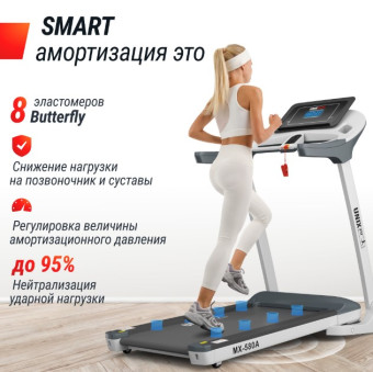 Беговая дорожка UNIX Fit MX-580A (белый)