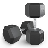 Гантель гексагональная UNIX Fit 40 кг